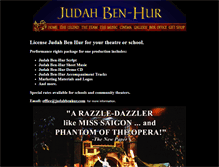 Tablet Screenshot of judahbenhur.com